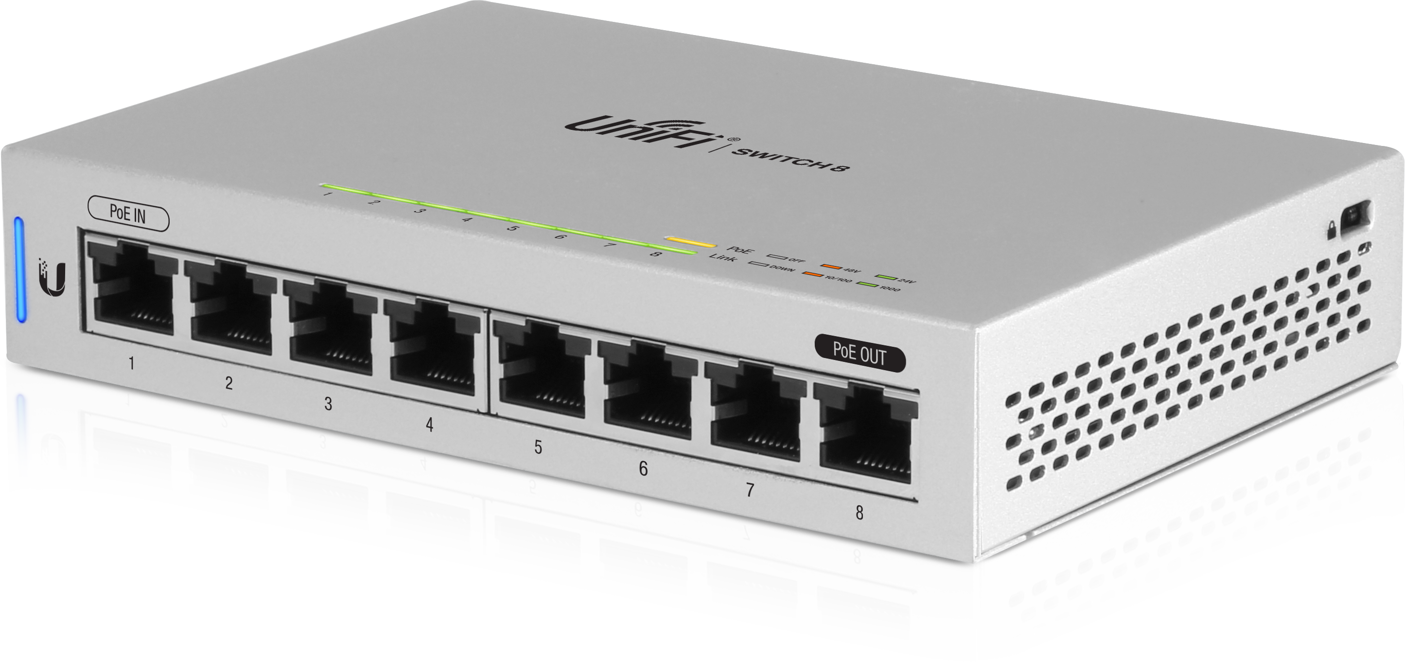 Unifi Switch 8 GE ports Low Power No PoE"