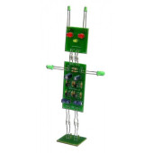 Robot flashes 7 LEDs