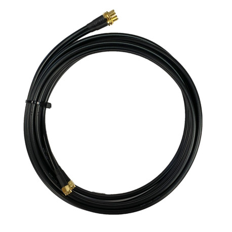 Antennkabel SMA-hane till SMA-hona dubbel Low-Loss 2x2 m TWIN-kabel (L-LMR195)
