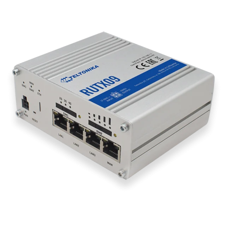 Teltonika RUTX09 LTE Cat6 router med dubbla SIM-kort