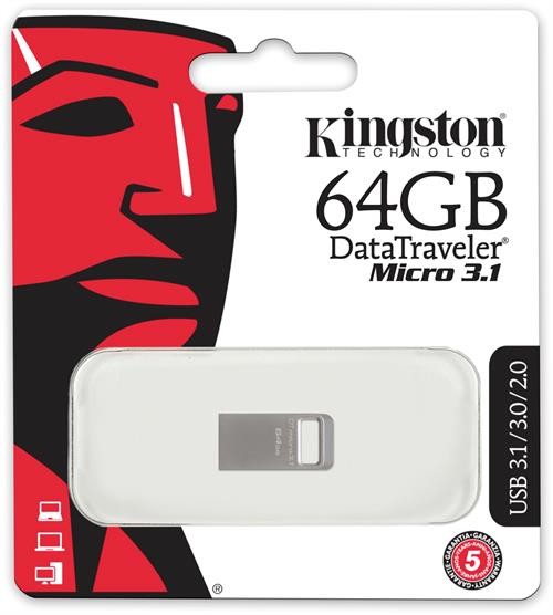 Kingston Data Traveler Micro USB 3.1 Gen 1, 64GB